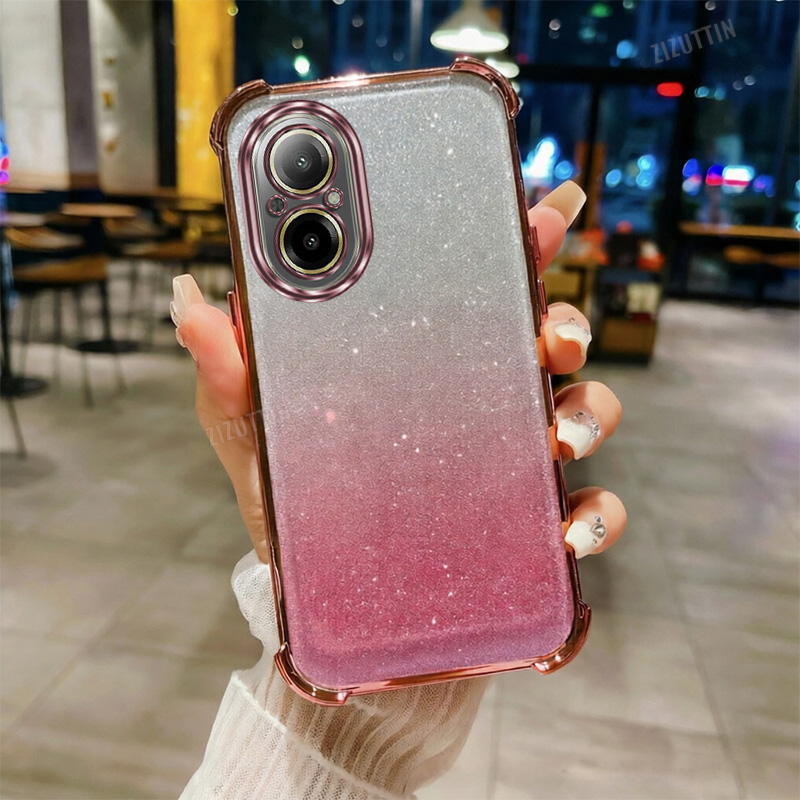 Realme C67 - Chic Glittery Air Cushion Phone Case
