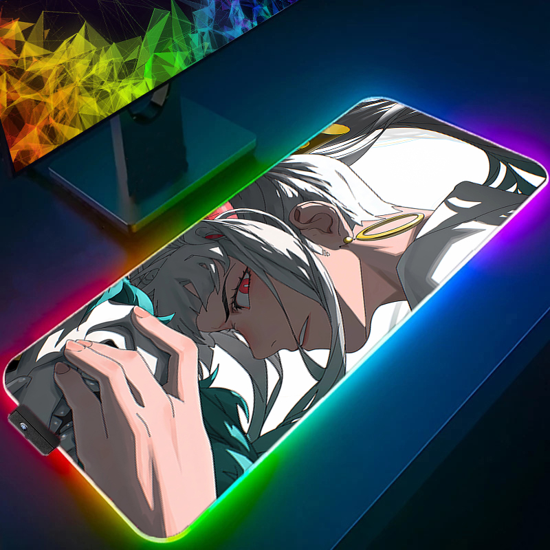 RGB LED Mouse Pad Office Desk  - Tablet Accessories Keyboard 评论和价格