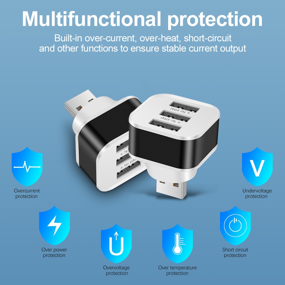 3 Port USB Slots Adaptor USB 3 - Laptop Tablet Accessories 评论和价格