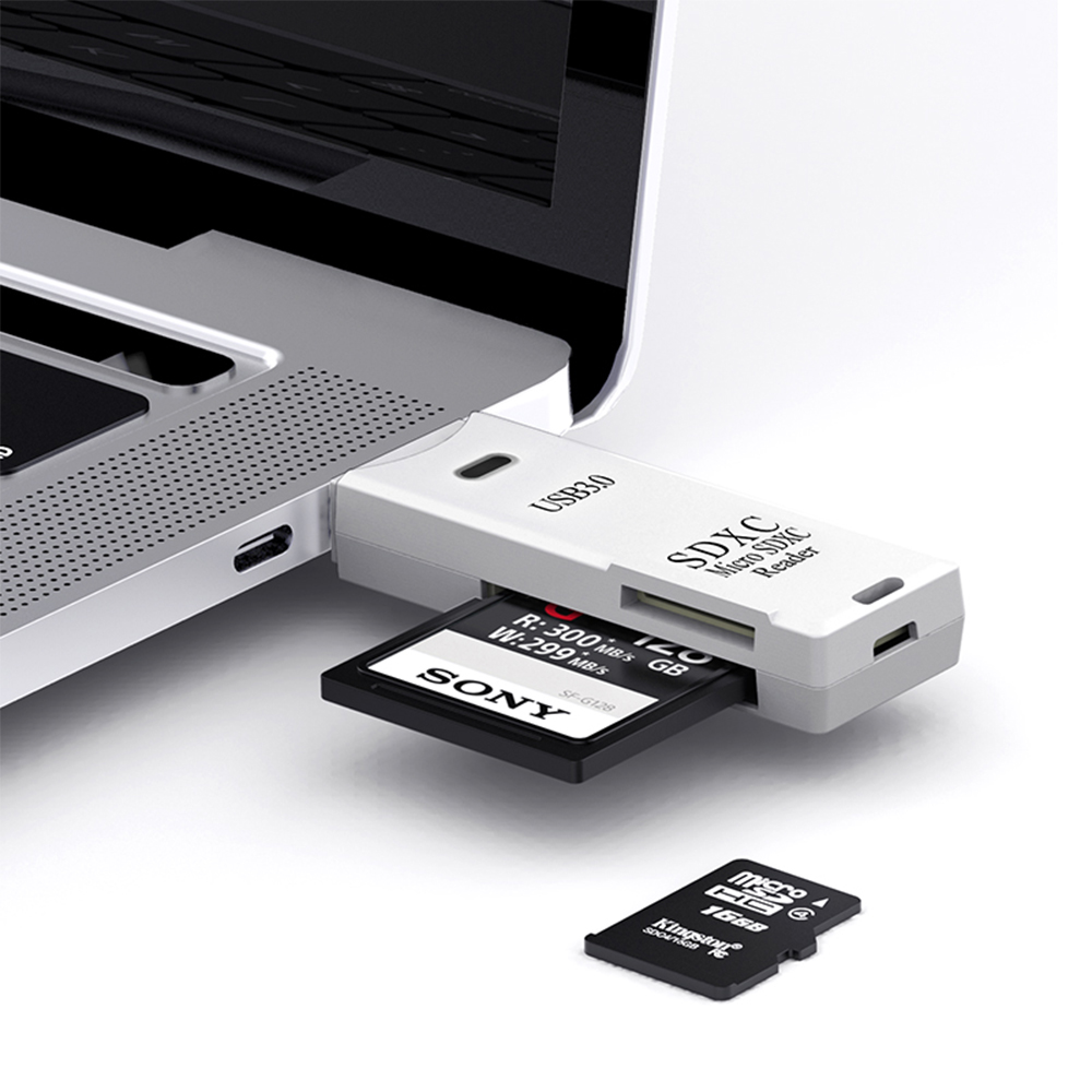 2 In 1 USB 3.0 Card Reader Por - Laptop Tablet Accessories 评论和价格