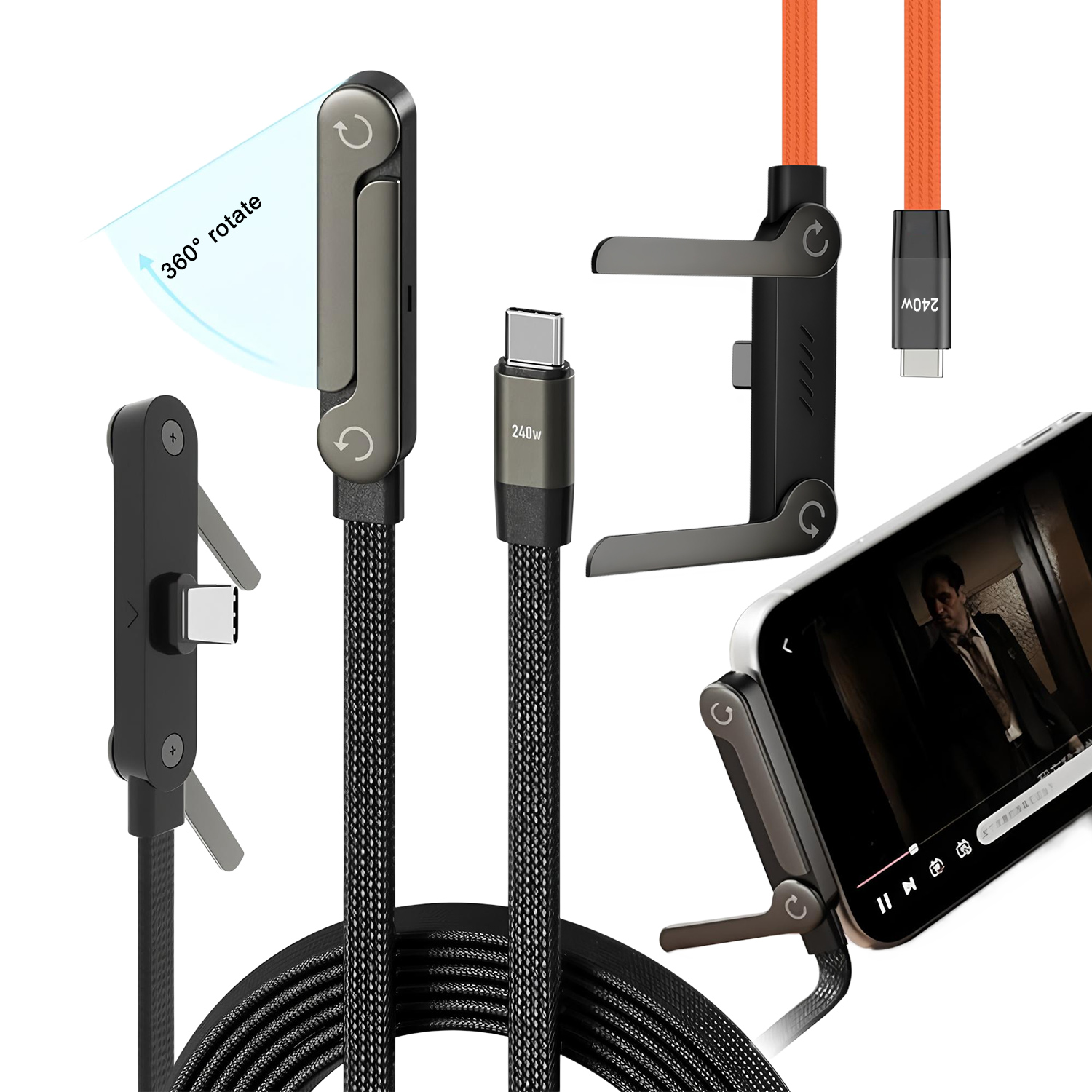 240W PD 2-in-1 Fast Charging C - Xiaomi Tablet Accessories 评论和价格