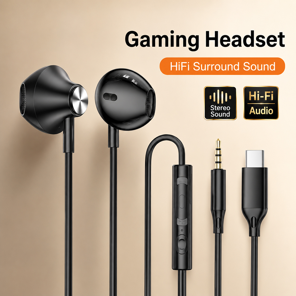 HiFi Surround Headphones Bass  - Xiaomi Tablet Accessories 评论和价格
