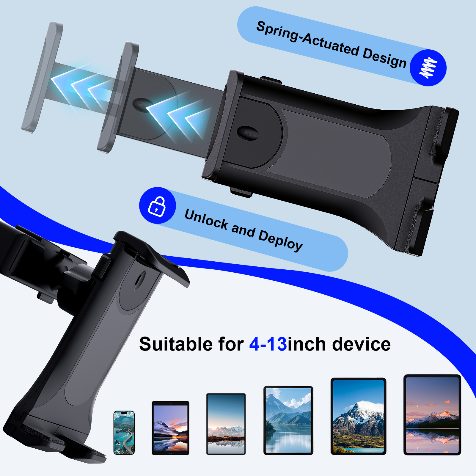 Universal Car Tablet Stand CD  - Xiaomi Tablet Accessories 评论和价格