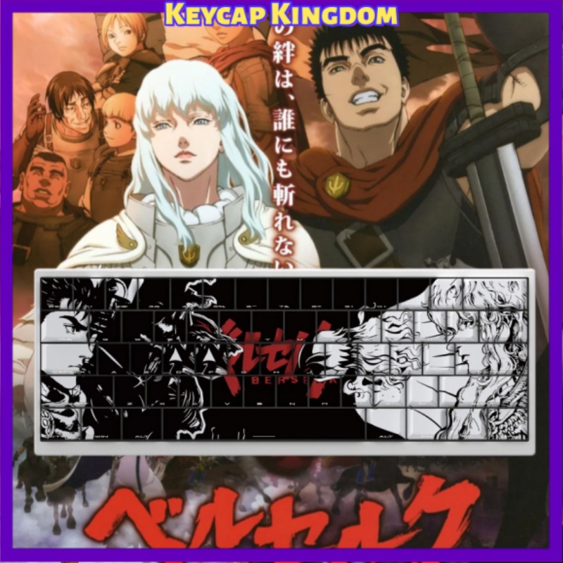 BERSERK Theme Anime Keycap 98  - Laptop Tablet Accessories 评论和价格