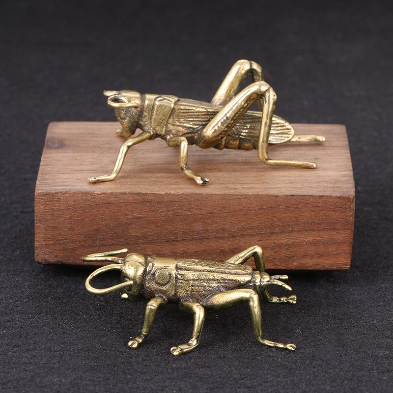 Creative Solid Brass Crickets  - Office Table Accessories Unique 评论和价格